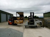 moving carver bodies and parts in to storage facility
