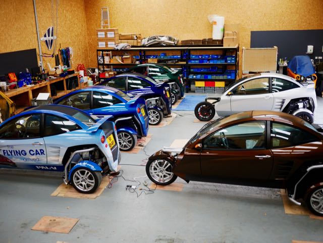Six Carver Ones in Club Carver Parts and Service workshop